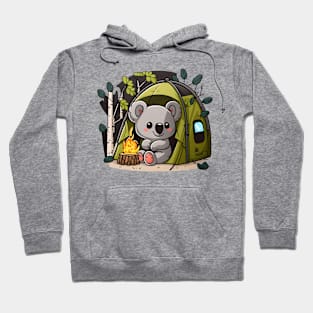 Koala camping into the wild Hoodie